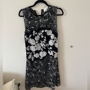 3.1 Philip Lim Floral Sequin Black Dress